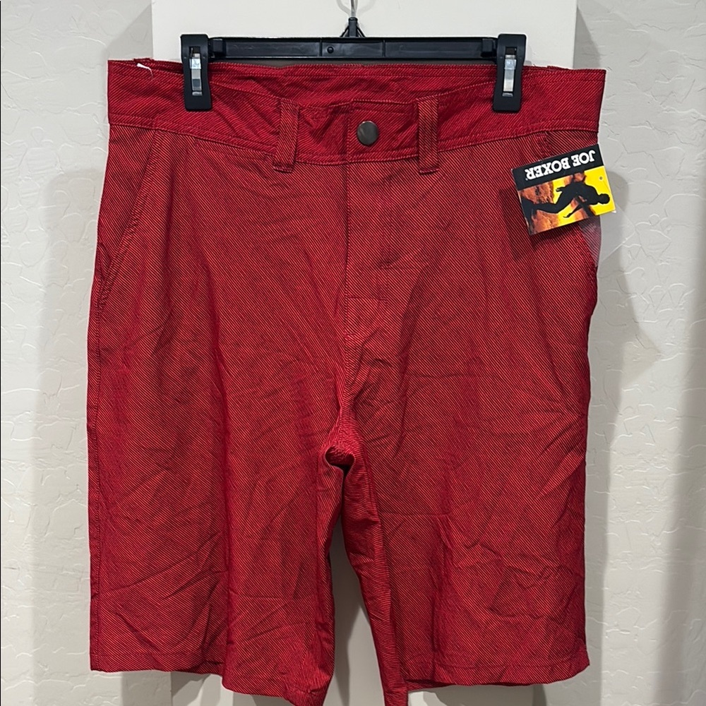 Joe Boxer Red Flat Front Shorts
